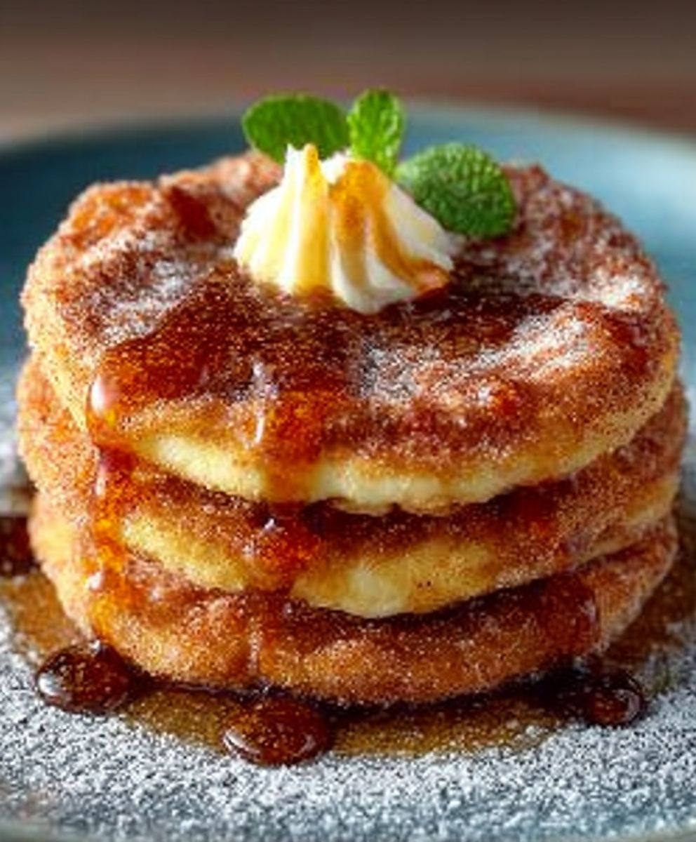 Spanish Churro Pancakes