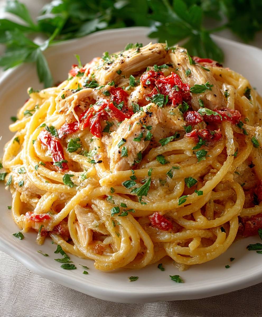 Chicken One Pot Spaghetti