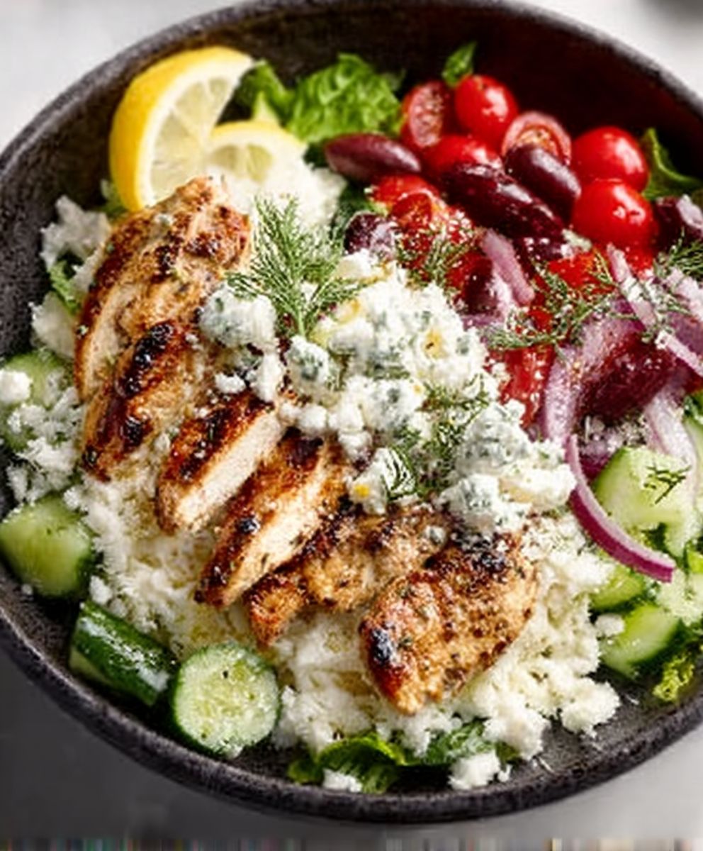 Greek Chicken Bowls