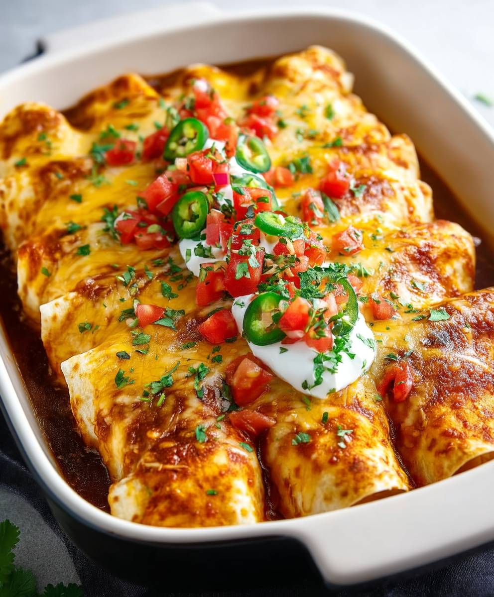 Quick Easy Chicken Enchiladas