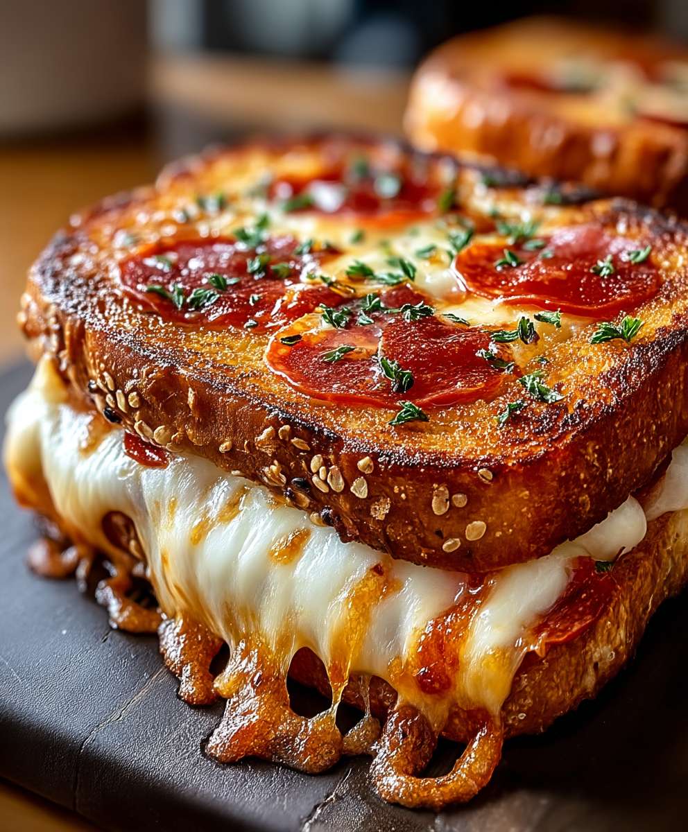 Pizza Grilled Cheese Sandwich