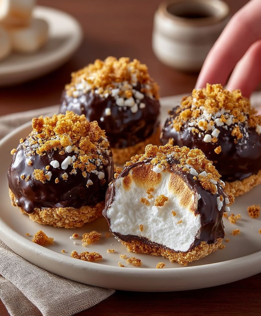 No-Bake S'mores Truffles