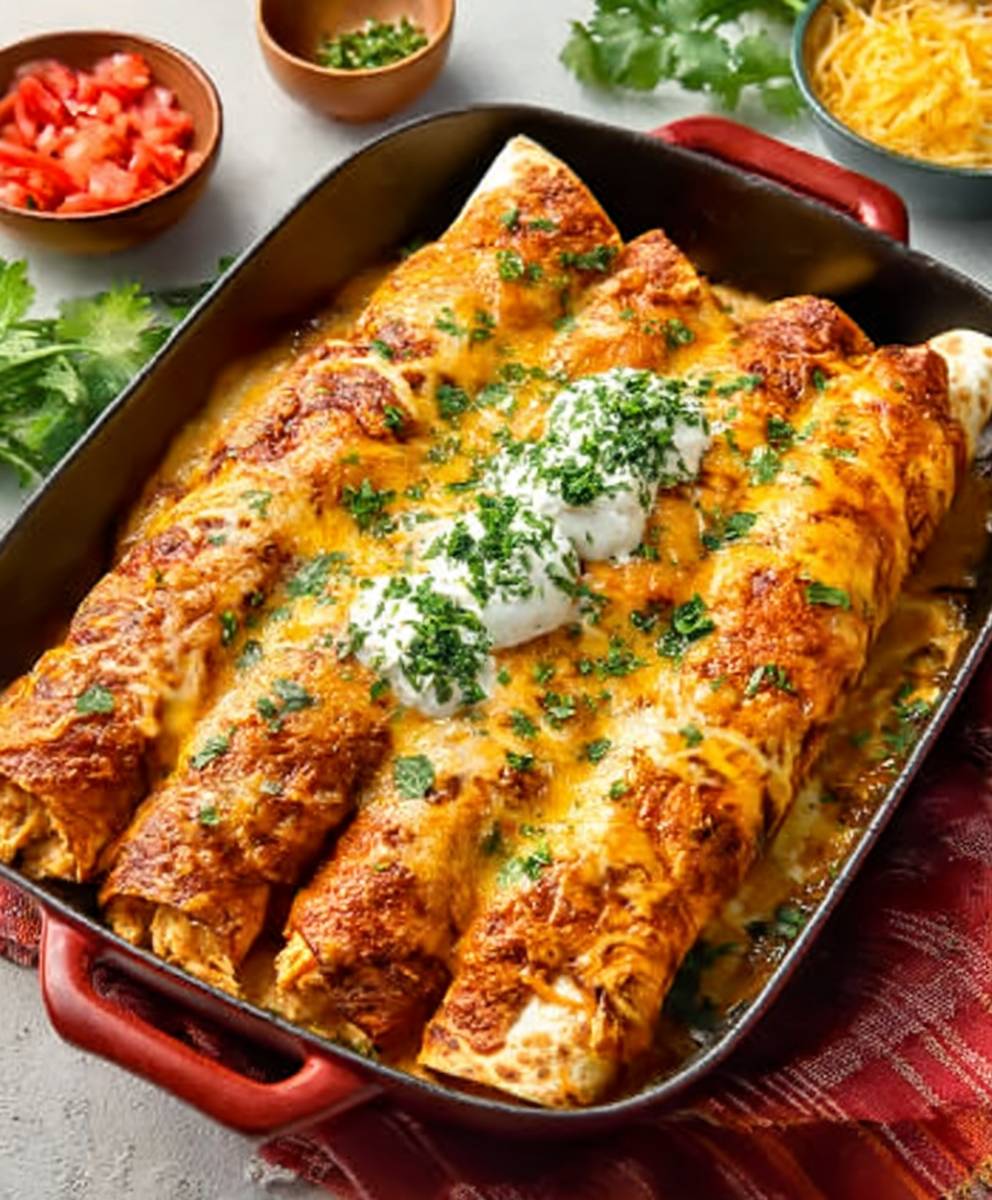 Quick Easy Chicken Enchiladas