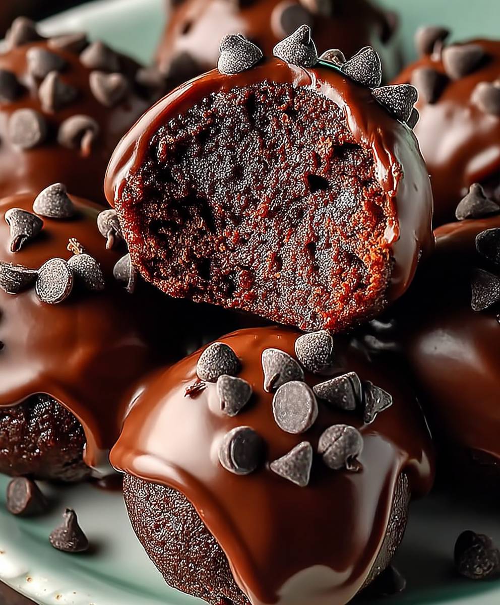 No Bake Brownie Bites