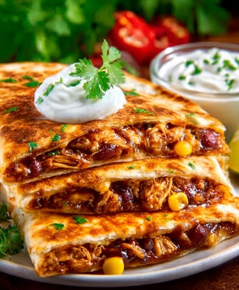 BBQ Chicken Quesadillas