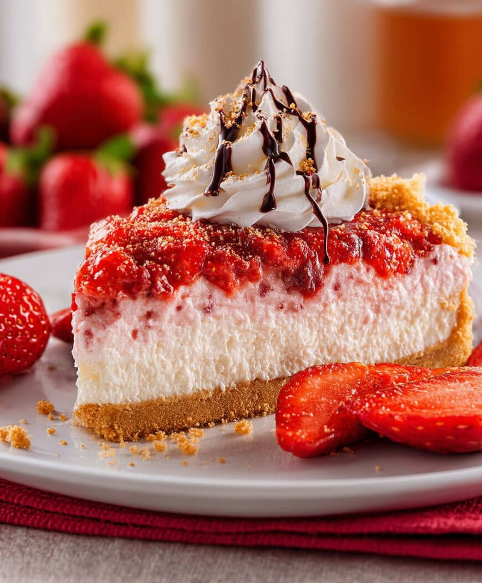 Strawberry Shortcake Cheesecake