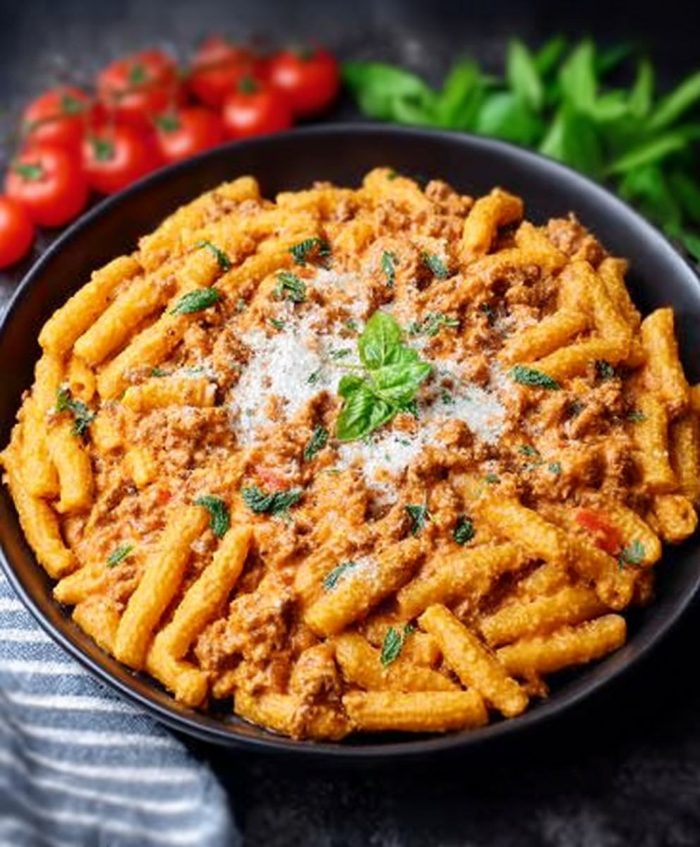 High Protein Beef Pasta