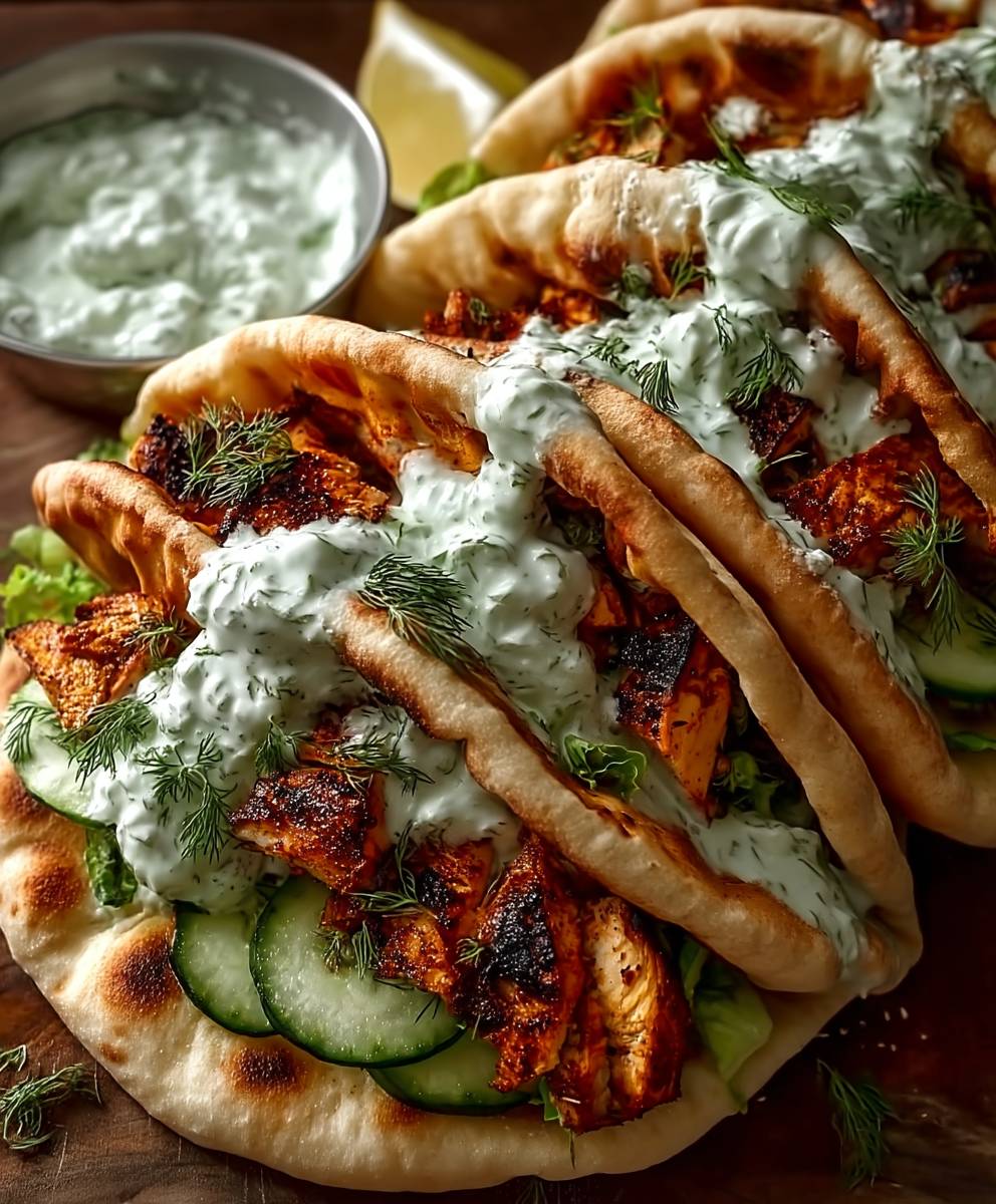 Sheet Pan Chicken Pitas