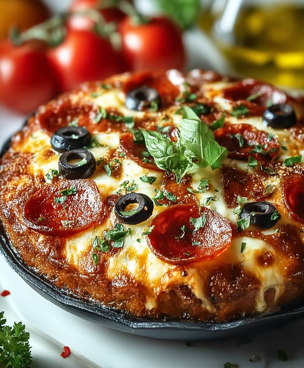 Low Carb Pizza Casserole