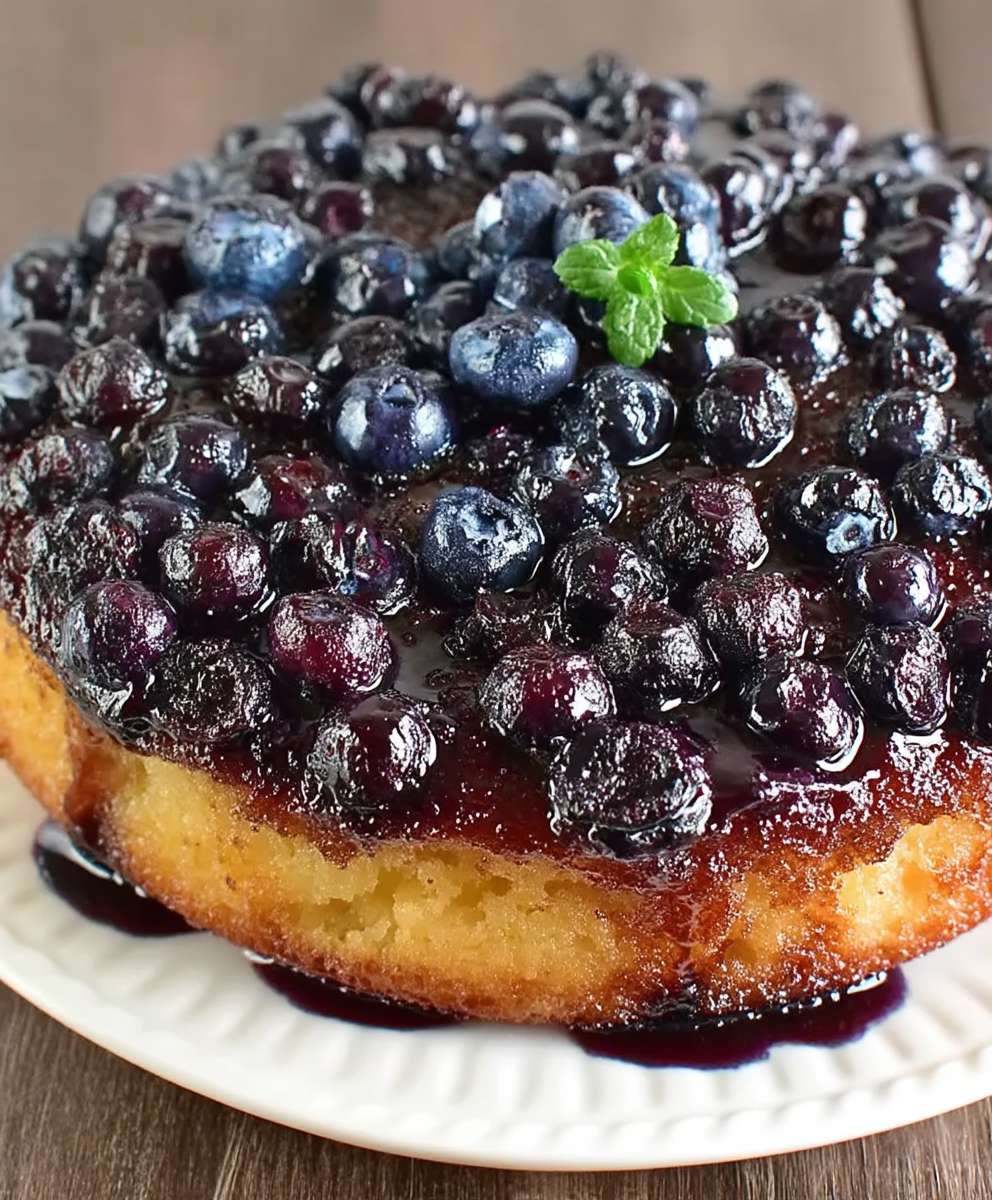 Blueberry Upside Down Cake