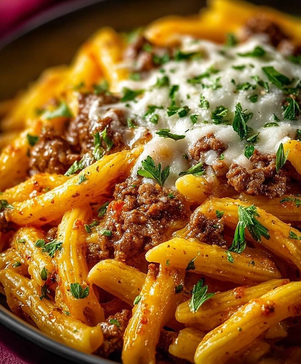 High Protein Beef Pasta