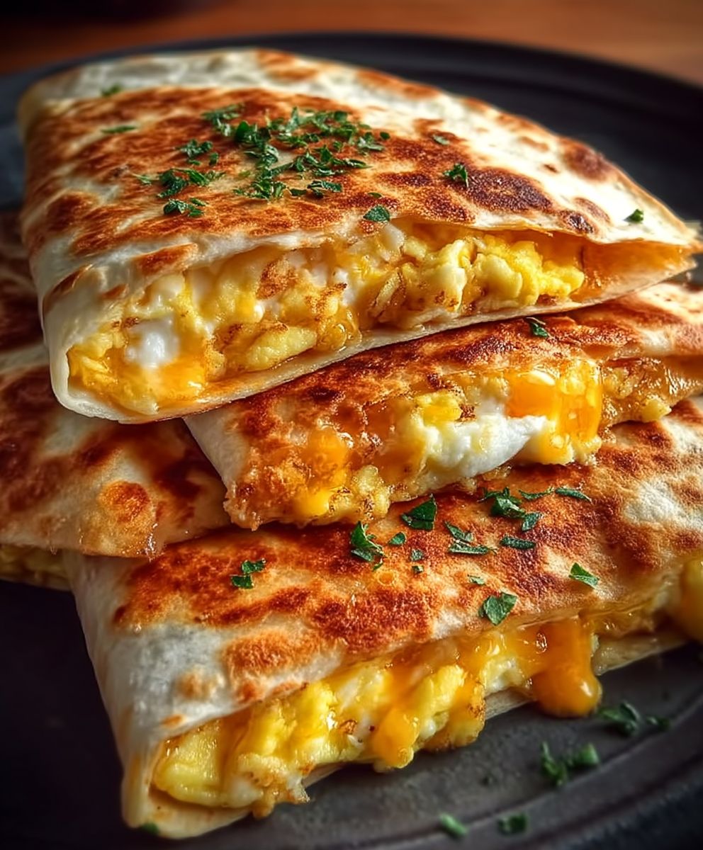 Cheddar Egg Quesadilla