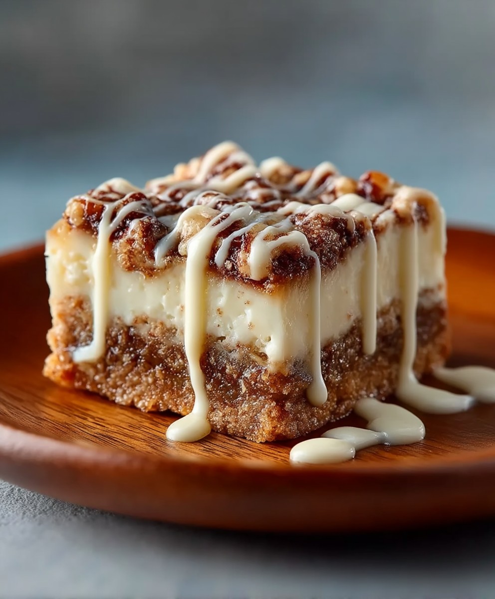 Cinnamon Roll Bliss Bars
