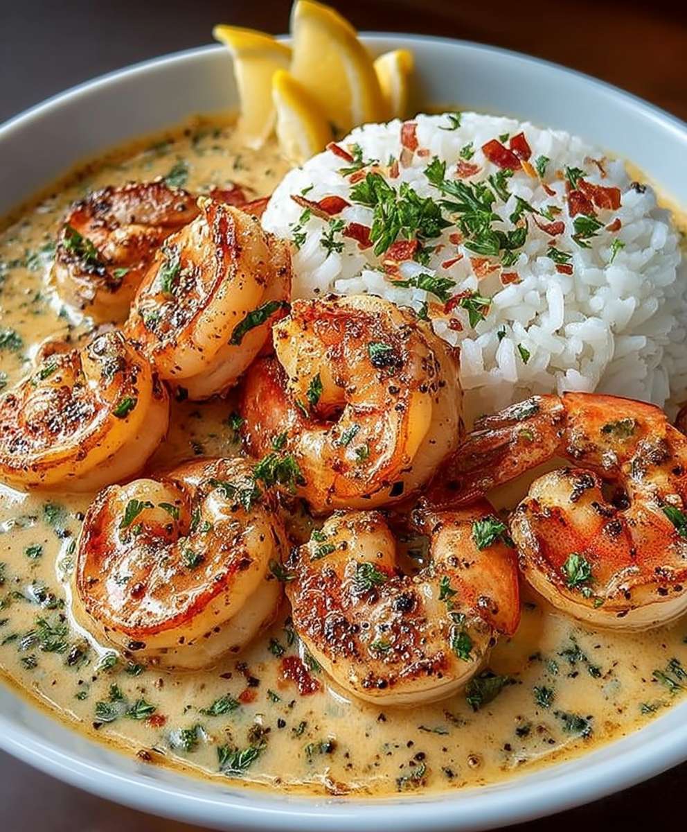 Creamy Garlic Shrimp