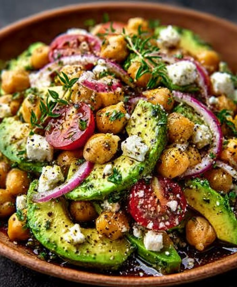 Chickpea Avocado Salad