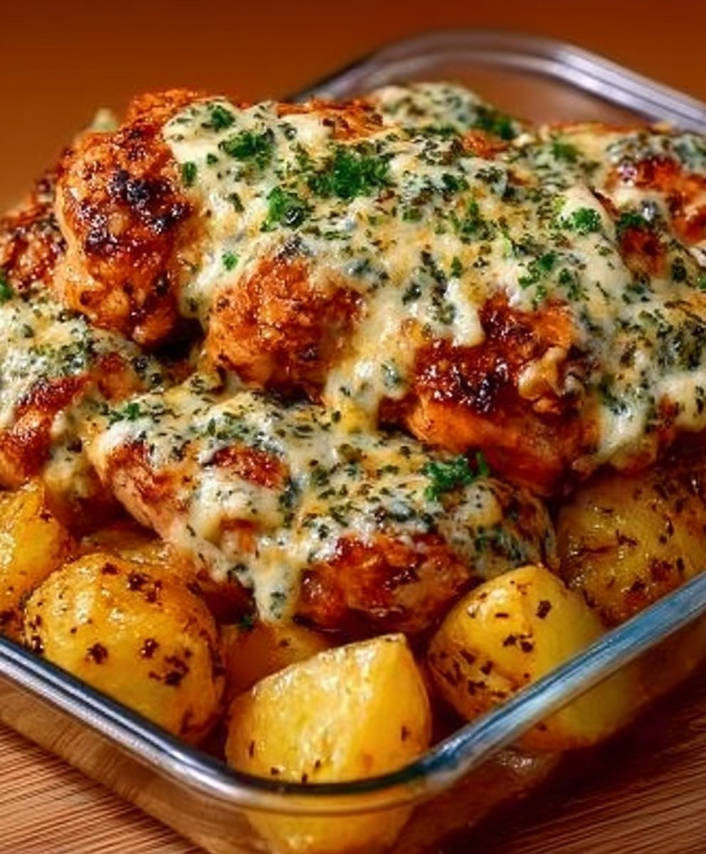 High Protein Cheesy Chicken Dinner