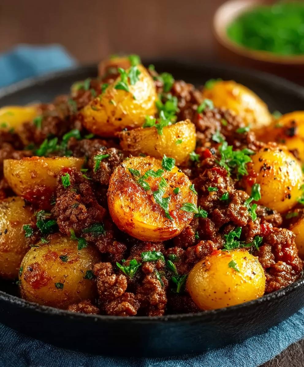 Hearty Ground Beef and Potatoes