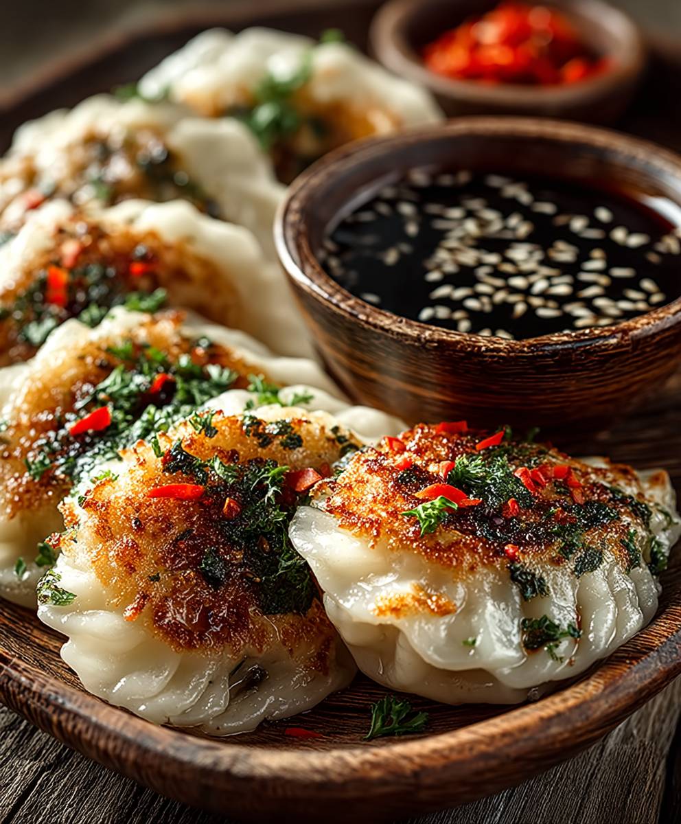 One Pan Dumpling Dinner