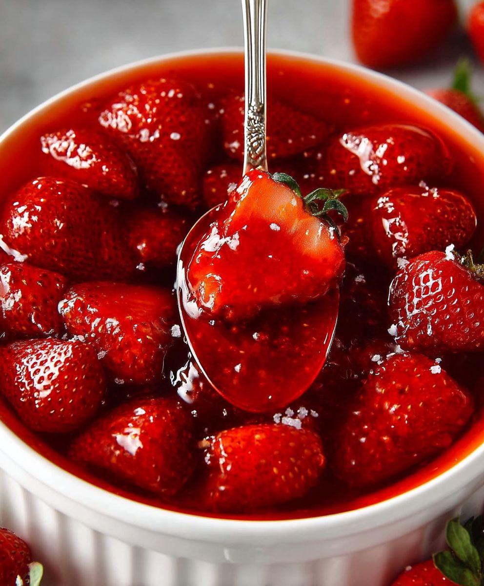 Homemade Strawberry Sauce (Strawberry Topping) – Easy 3-Ingredient Recipe image 2