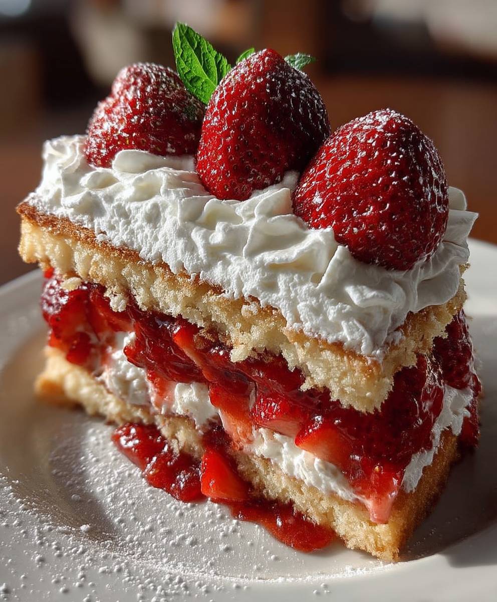 Ultimate Strawberry Shortcake Cake Recipe – Easy Homemade Dessert image 2